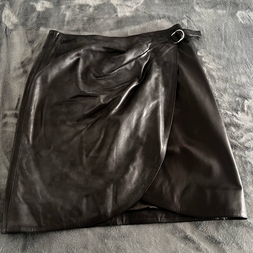 Leather skirt